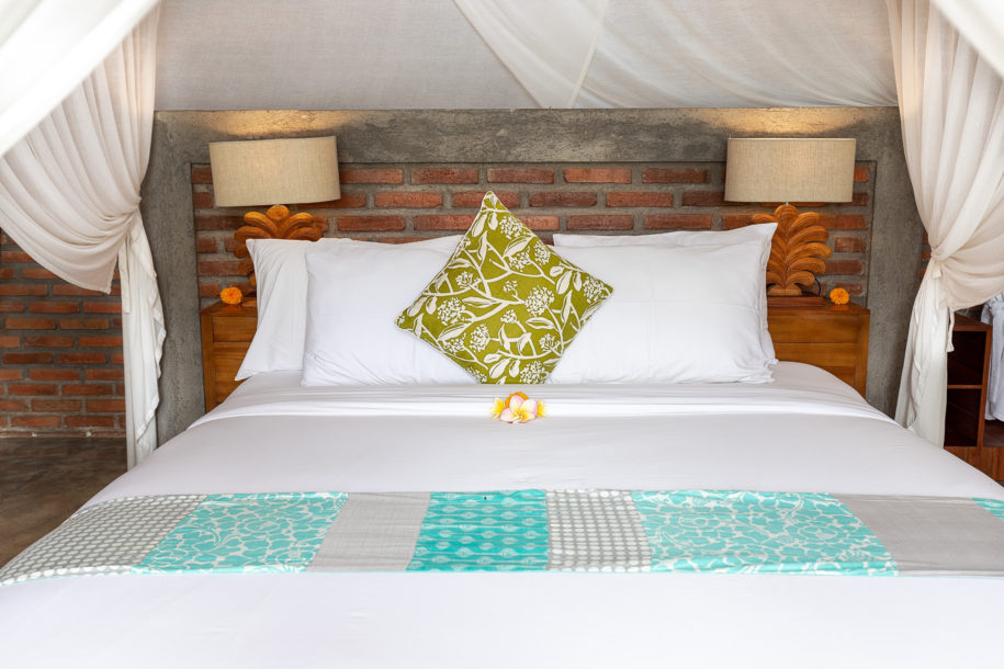 Hotel grade mattress in Villa Uma Dewi Sri in Sidemen in Bali